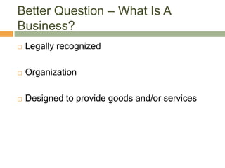 Business Structure | PPTX