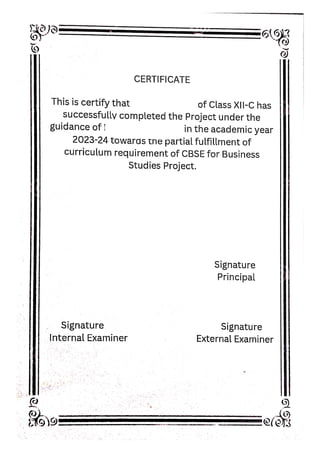 Business Studies Class 12th Project .pdf