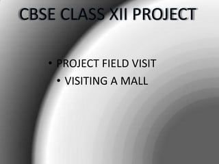 Business studies project | PPTX