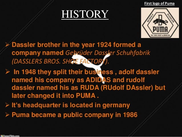 introduction of puma company