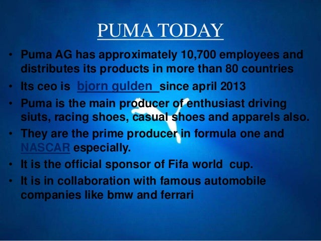 introduction of puma company
