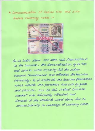 Business Environment project class 12 cbse