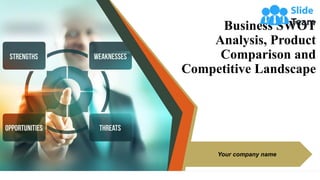Business SWOT
Analysis, Product
Comparison and
Competitive Landscape
Your company name
 