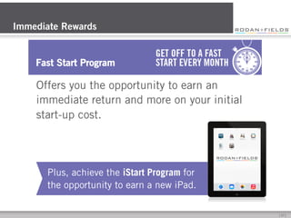 [	
  27	
  ]	
  
Immediate Rewards
Offers you the opportunity to earn an
immediate return and more on your initial
start-u...