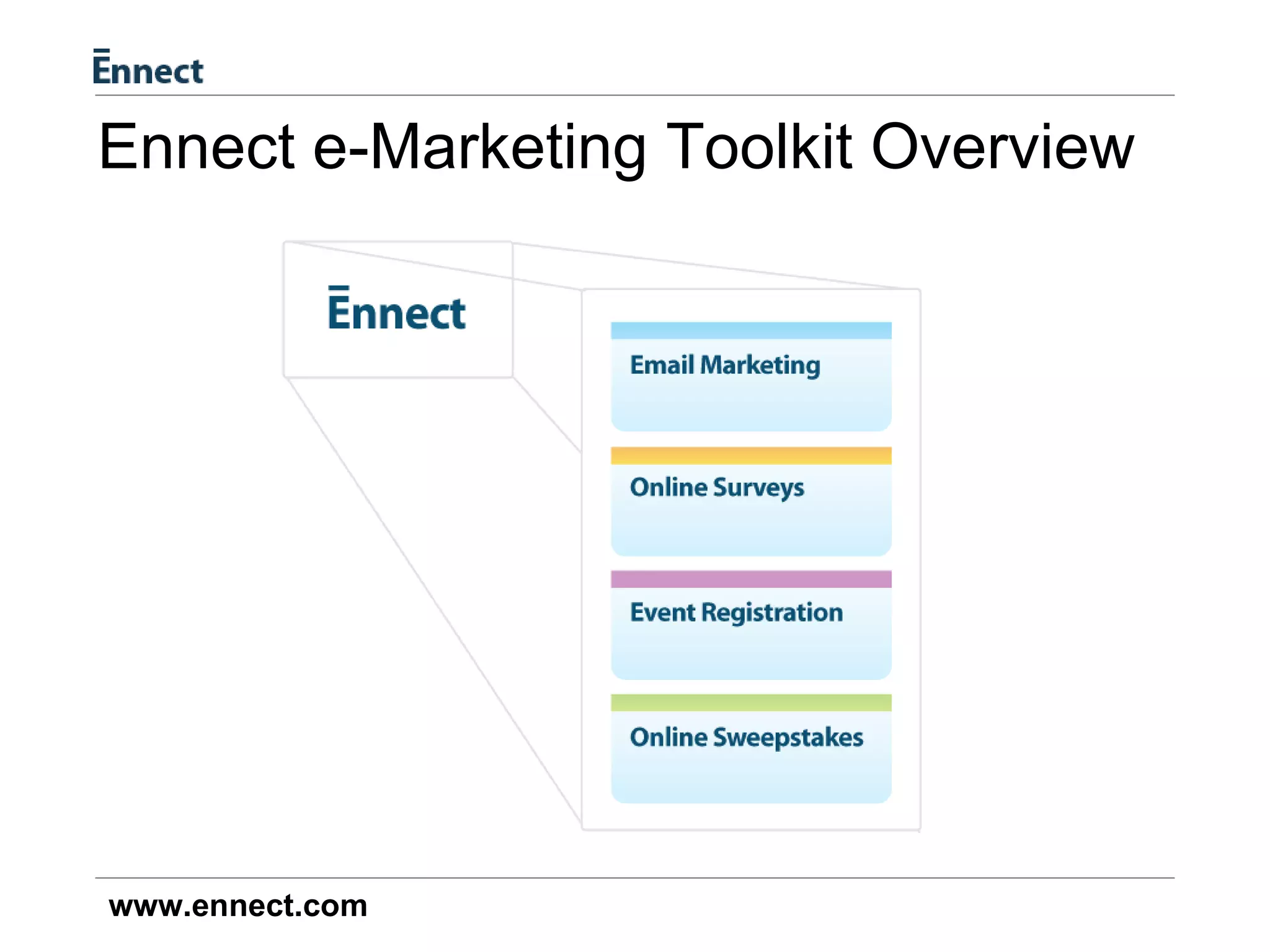 Ennect e-Marketing Toolkit Overview 