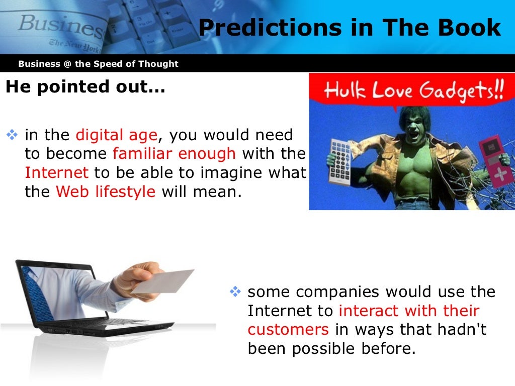 Business the speed of thought