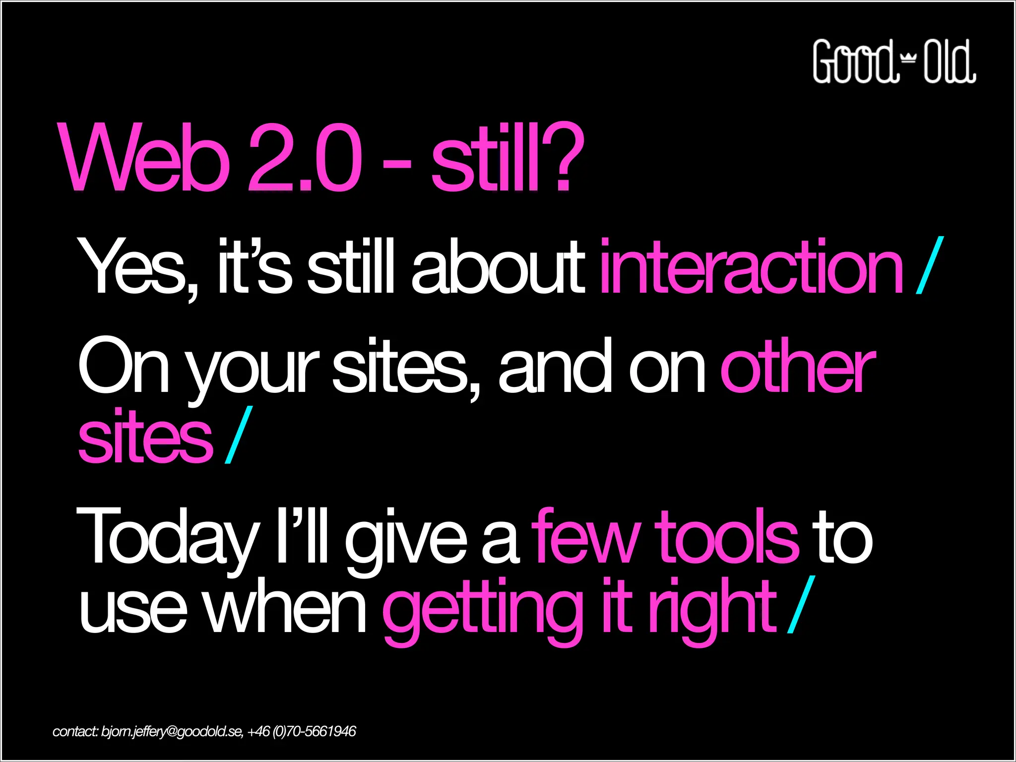 Internet Strategy in the web 2.0 era