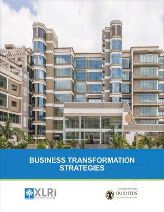 BUSINESS TRANSFORMATION
STRATEGIES
In collaboration with
 