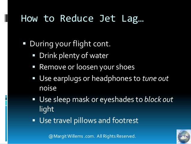 Drink Water To Reduce Jet Lag Drink Water To Reduce Jet Lag