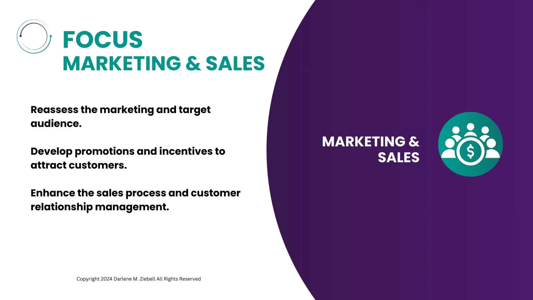 How to Turn Around a Failing Business by Darlene M. Ziebell