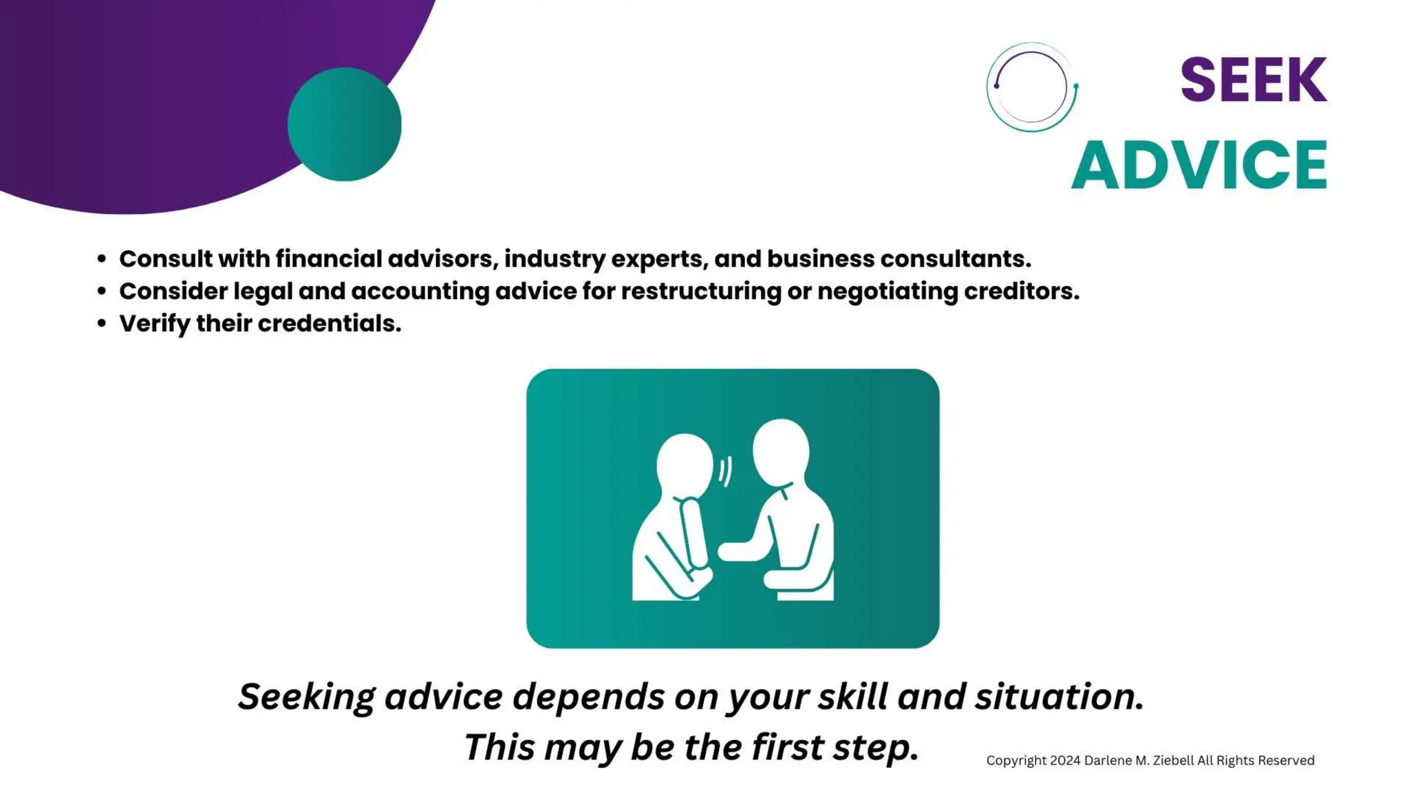 How to Turn Around a Failing Business by Darlene M. Ziebell