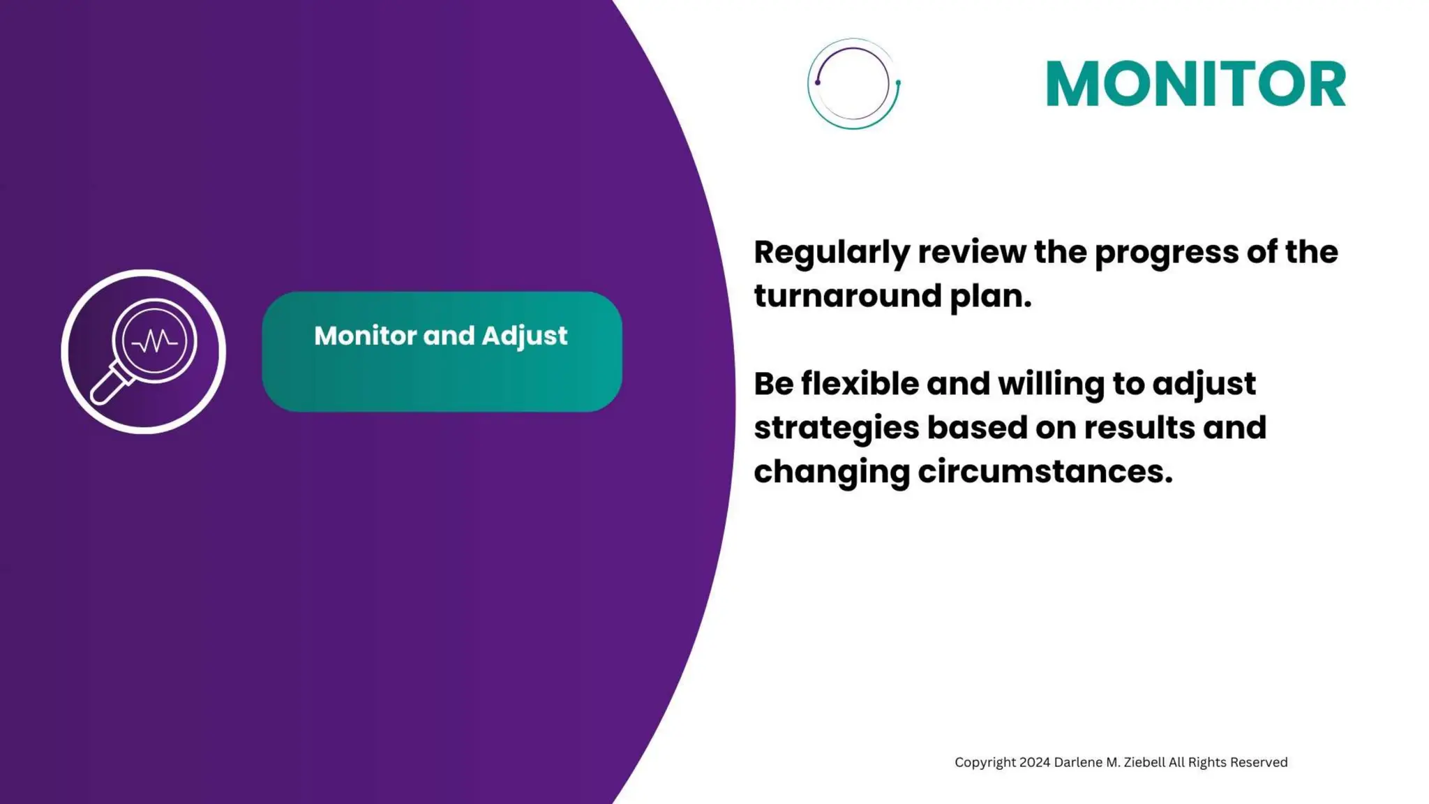 How to Turn Around a Failing Business by Darlene M. Ziebell