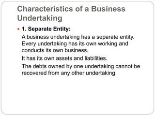 Business undertaking | PPTX