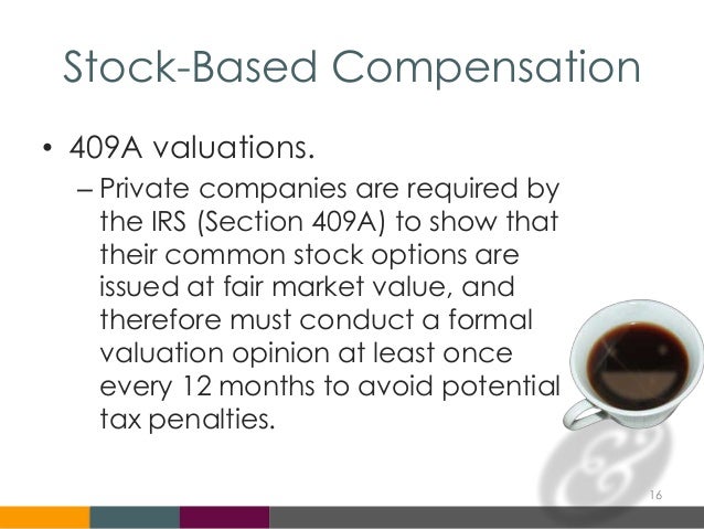409a nonqualified stock options