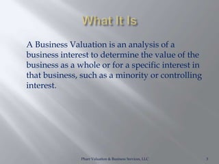 Business Valuation Basics