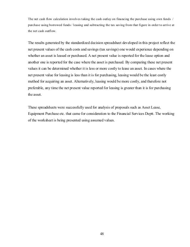 lease or buy calculation