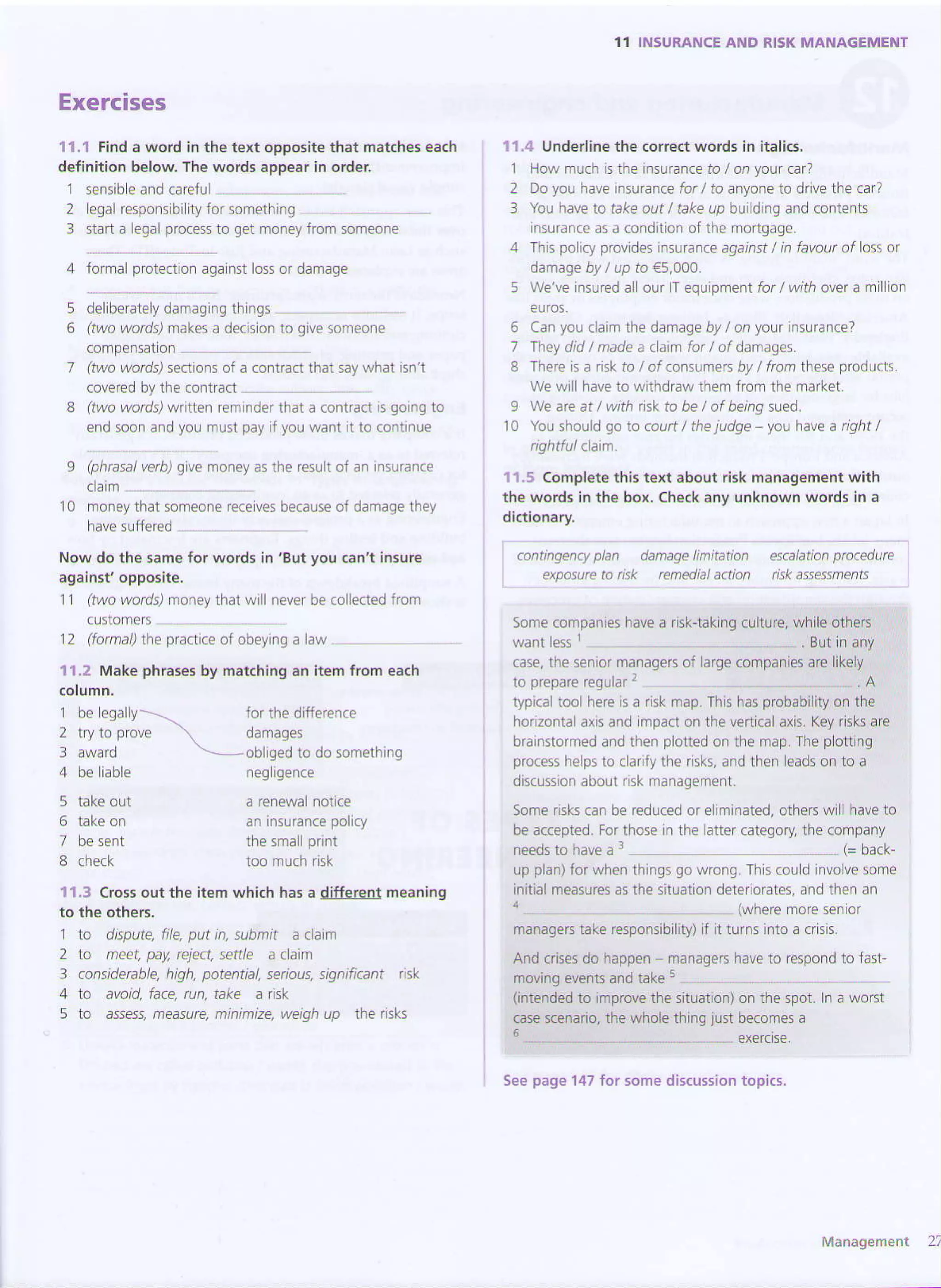 Business vocabulary builder. intermediate to upper intermediate | PDF