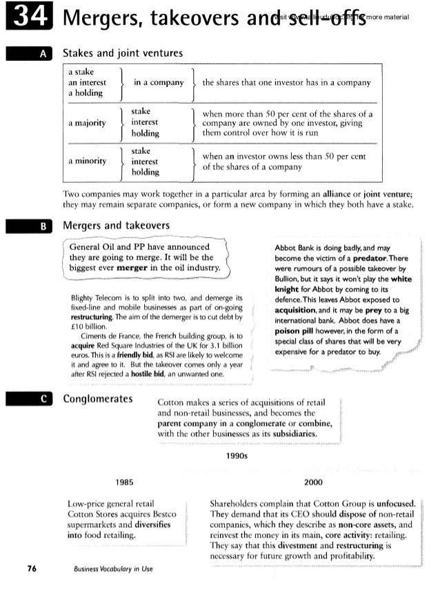 business vocabulary in use