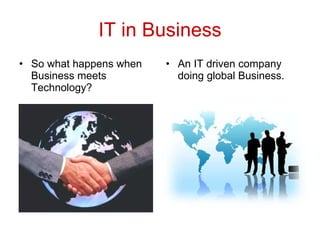 Business Vs Technology | PPS | Business | Business and Finance