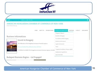 16American Hungarian Chamber of Commerce of New York
 