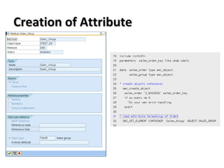 Creation of AttributeCreation of Attribute
 
