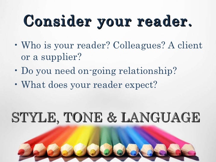 How can you use tone and style to affect your audience interpretations image