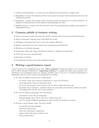 Confusing Paragraph Business Writing: A Brief Guide | PDF