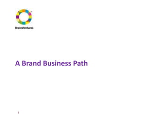 A Brand Business Path




1
 