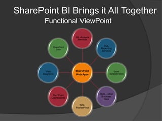 SharePoint BI Brings it All TogetherFunctional ViewPoint