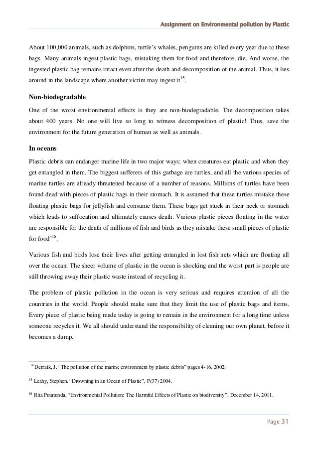 Effects of pollution picture