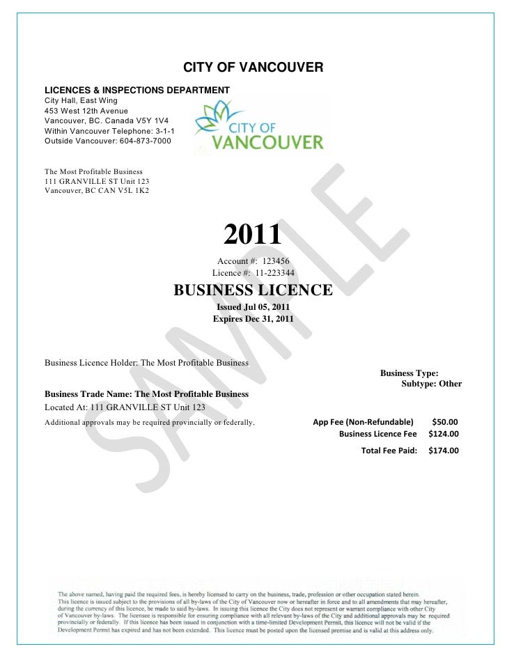 business sample license Business Sample Licence business sample license Business Sample Licence