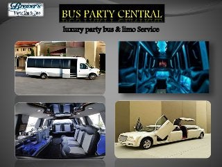 luxury party bus & limo Service
 