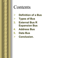 Def In Bus Bus Presentation | PPT