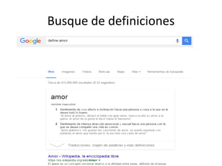 Busque de definiciones
 