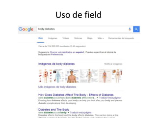 Uso de field
 