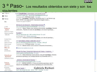 3 º Paso-     Los resultados obtenidos son siete y son los
siguientes:




                   Gabriela Richieri
 