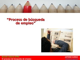 Proyecto Profesional ANTONIO GUIRAO
““Guía para la elaboraciónGuía para la elaboración
del Proyecto Profesional”del Proyecto Profesional”
 