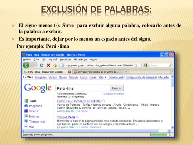 Resultado de imagen de como utilizar un buscador
