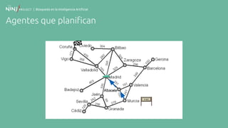 | Búsqueda en la Inteligencia Artificial
Agentes que planifican
 