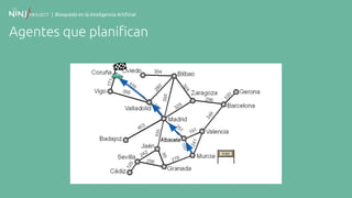 | Búsqueda en la Inteligencia Artificial
Agentes que planifican
 