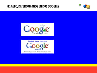 PRIMERO, DETENGAMONOS EN DOS GOOGLES
 