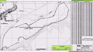 UC.05341
AREA : 6.2072 Ha.
N° DE VERTICES DEL PREDIO : 164
 