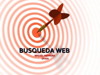 BUSQUEDA WEBBUSQUEDA WEB
MIGUEL HERRERAMIGUEL HERRERA
SPAINSPAIN
 