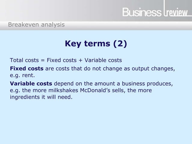 Two Common Measures Of The Overall Level Of Prices Are BusRev-21_2-Breakeven-PowerPoint.ppt