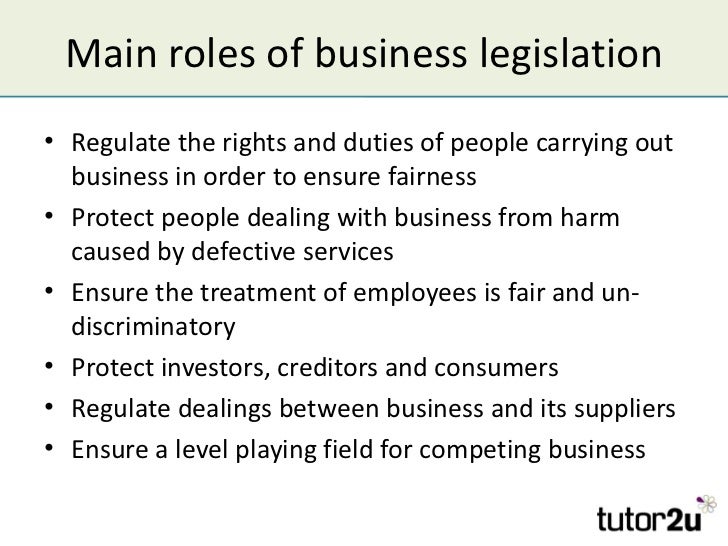 business planning legislation uk