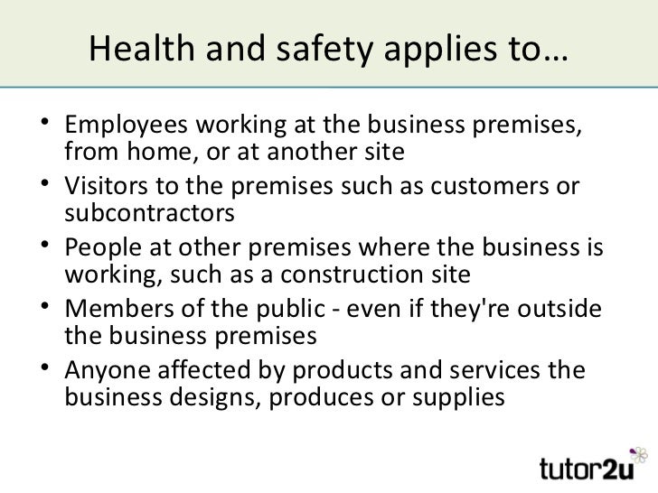 How Does Health And Safety Impact A Business Business Walls
