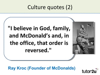 Culture quotes (2)


"I believe in God, family,
 and McDonald’s and, in
 the office, that order is
        reversed."

Ray...