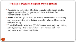 Comprehensive Introduction to Decision Support Systems (DSS) in ...