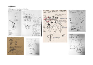 Appendix
All designs and development sketches
 