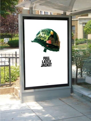 Bus stop posters